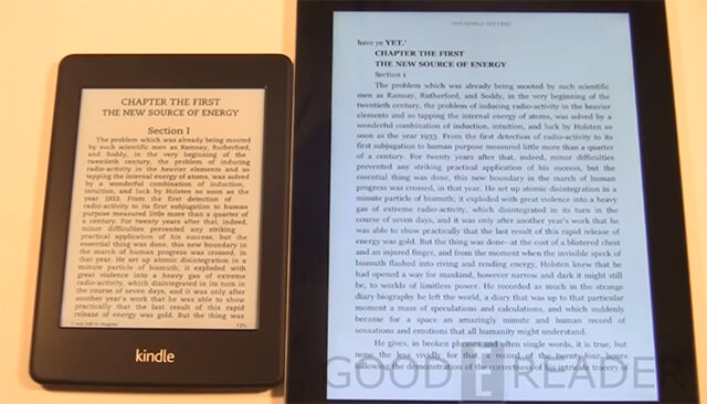 Kindle Paperwhite on Apple Books