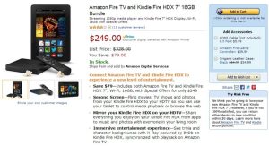 Amazon Fire TV Kindle