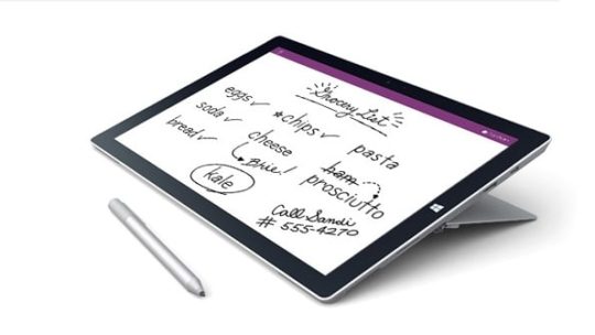 Microsoft Surface Pro 3 – Onenote Review - Good e-Reader