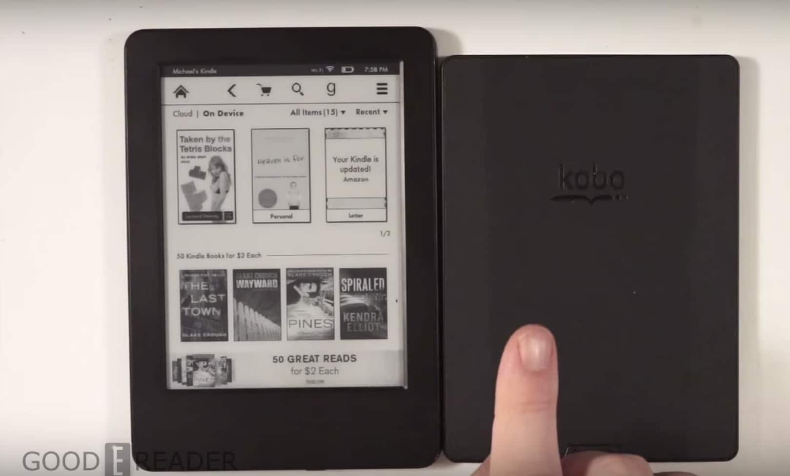 vlot Facet Pence Amazon Kindle Basic Touch vs Kobo Touch 2.0 - Good e-Reader