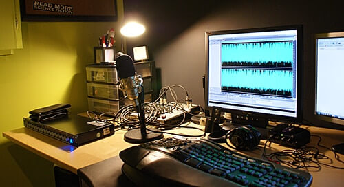 podcast setup