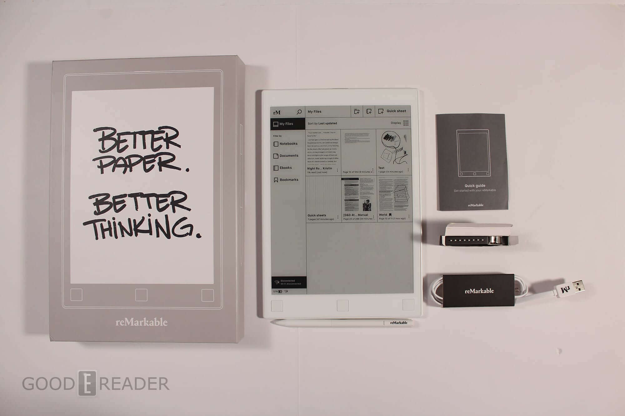 reMarkable paper tablet has sketches, notes and documents in its