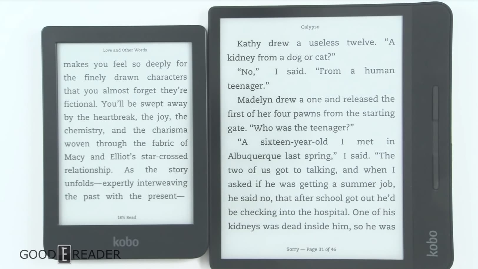 Kobo Forma vs Kobo Clara HD - Good e-Reader