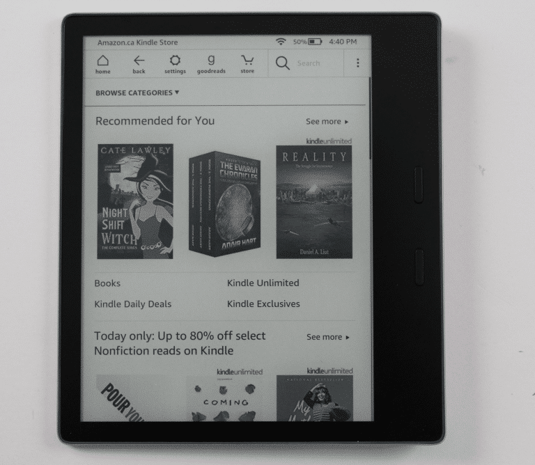 Amazon Kindle Oasis 3 2019 e-Reader Review - Good e-Reader