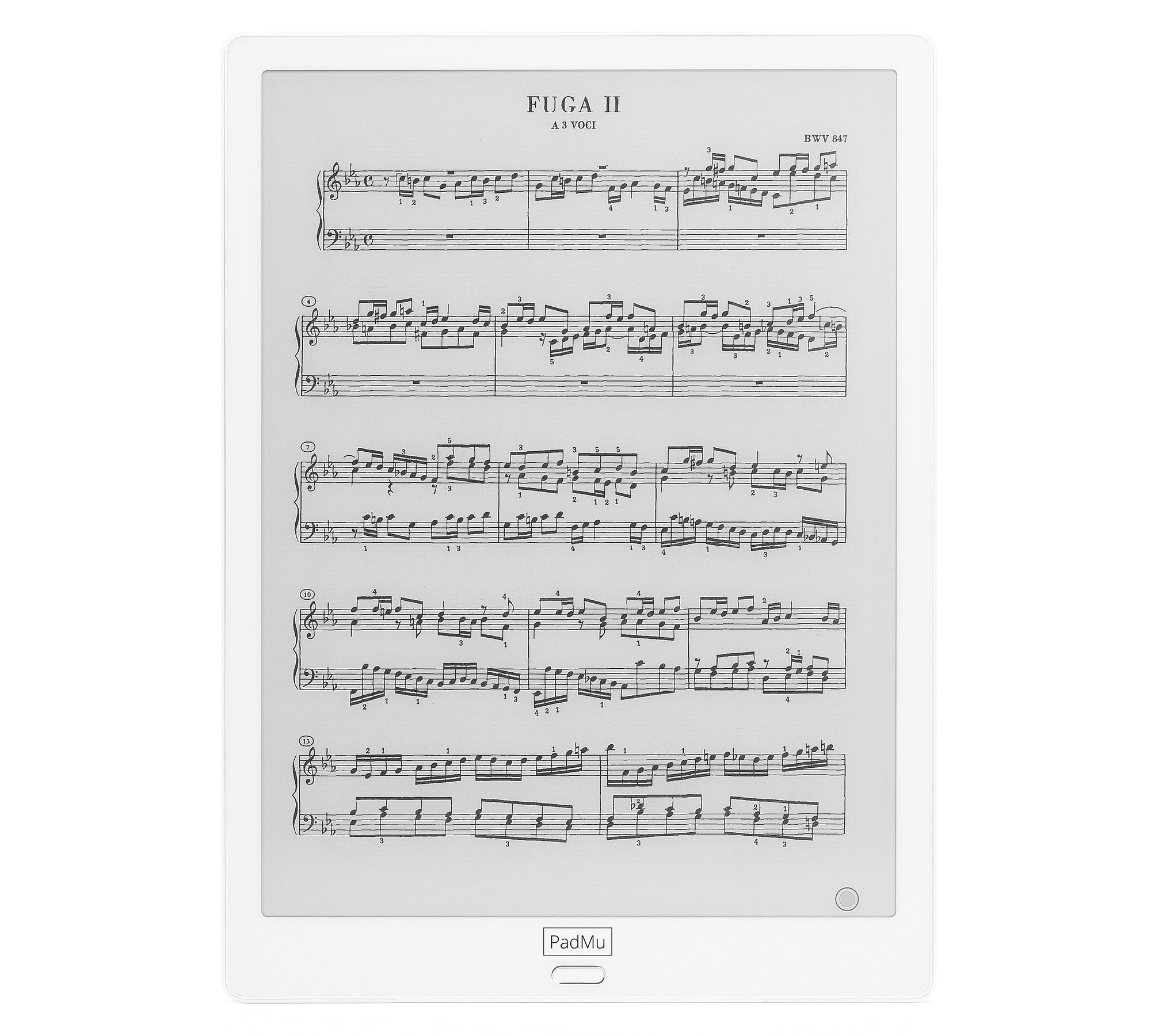 PadForMusicians - A4 (13.3”) e-ink music tablet