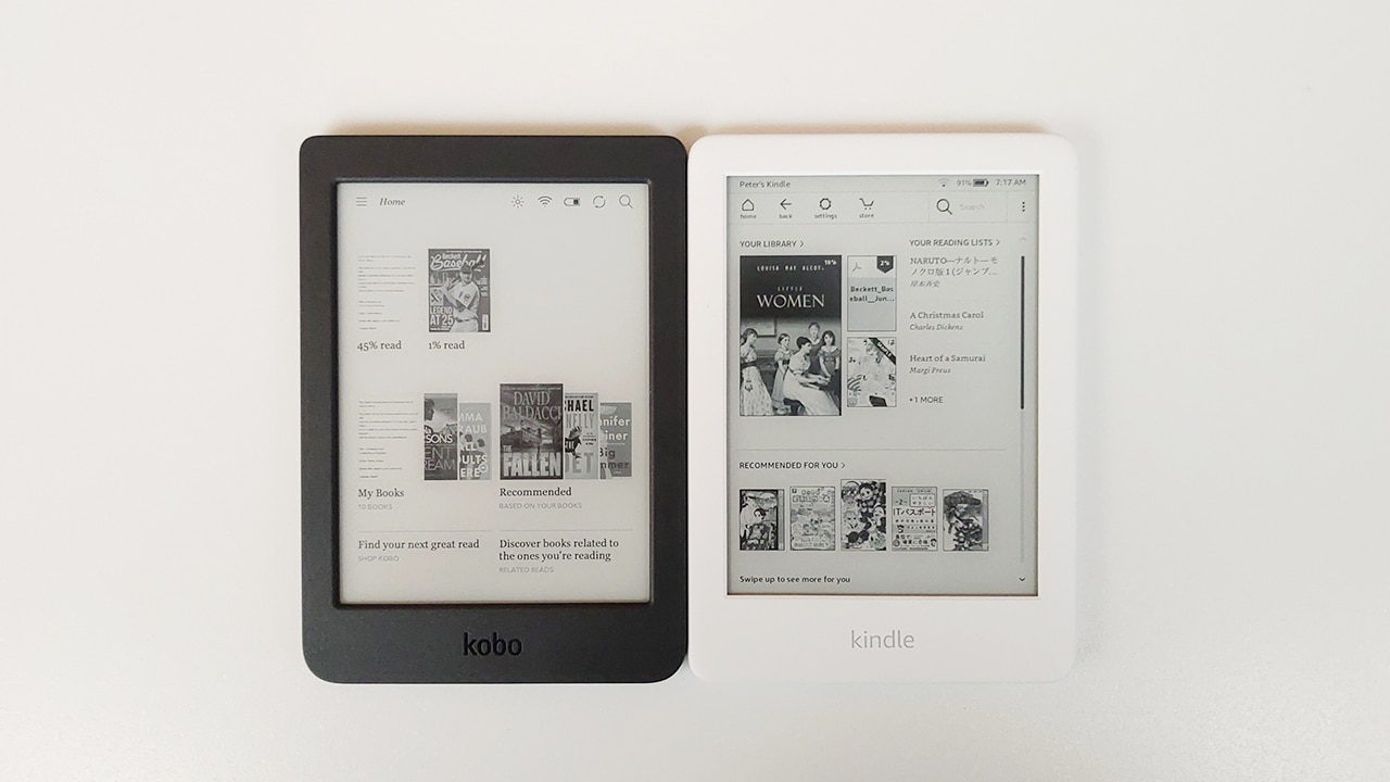 Kindle vs Kobo Nia, ¿qué lector de libros electrónico es mejor?