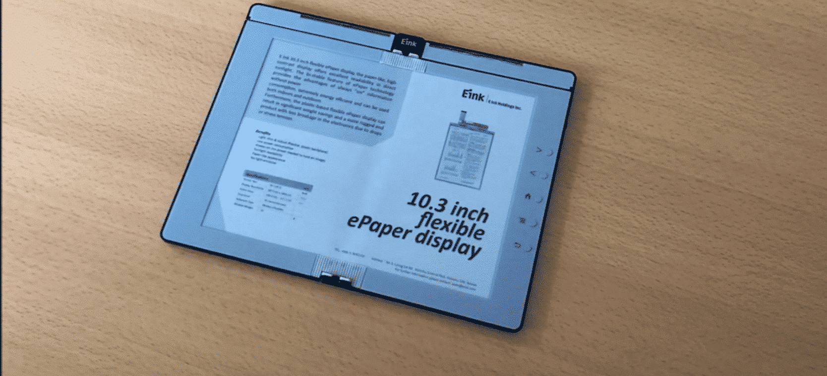 E INK debuts new design for their foldable e-note - Good e-Reader