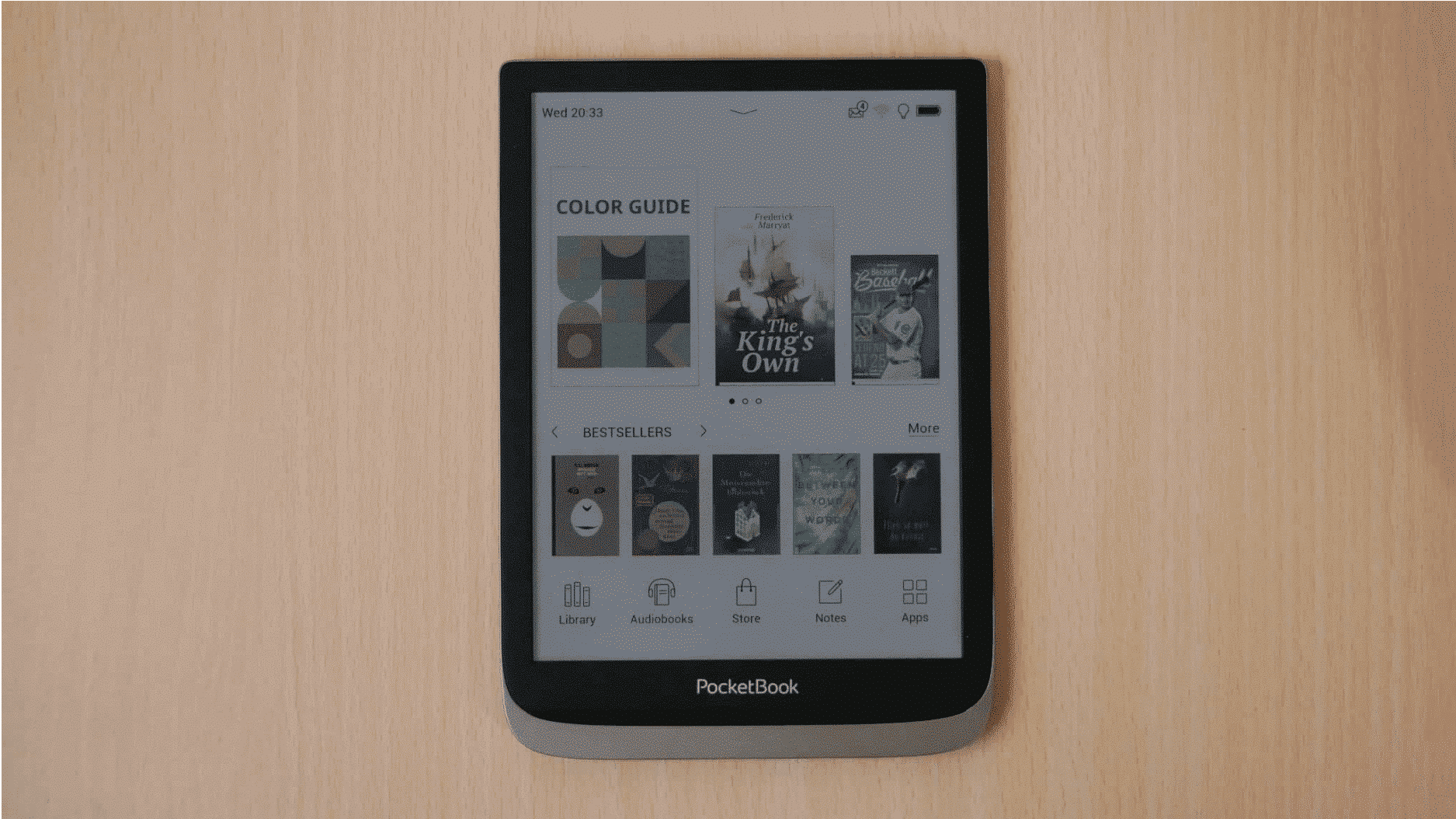 PocketBook InkPad Color 2 E-Book Reader | Enhanced 7.8'' Color E-Paper  E-Ink Screen | Eye-Friendly E-Reader for Comics | SMARTlight | Audiobooks 