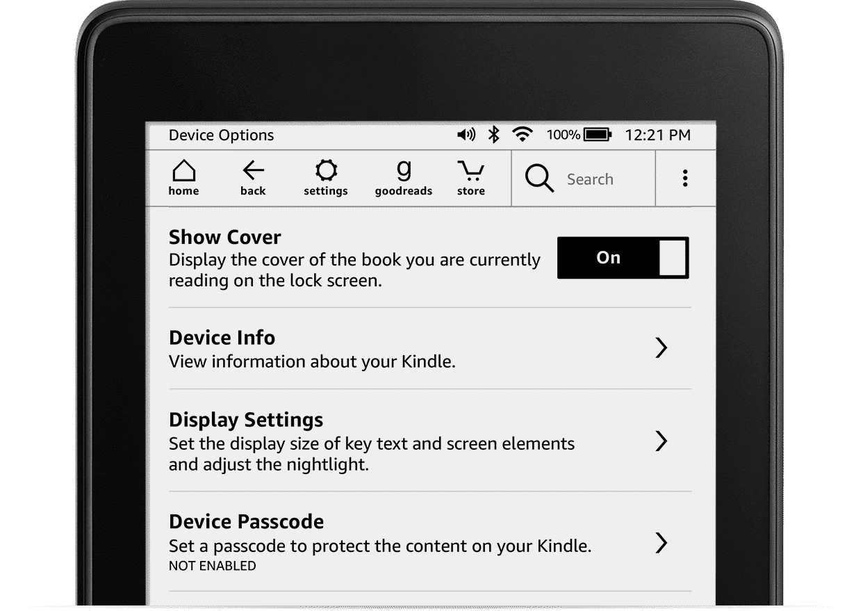 The Kindle can now display book covers on the lock screen - Good e
