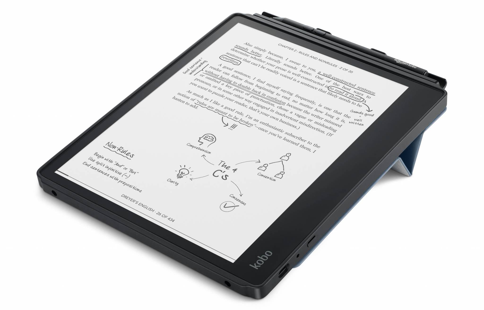 Kobo Elipsa – 10.3 inch e-note with Free case and Stylus - Good e-Reader