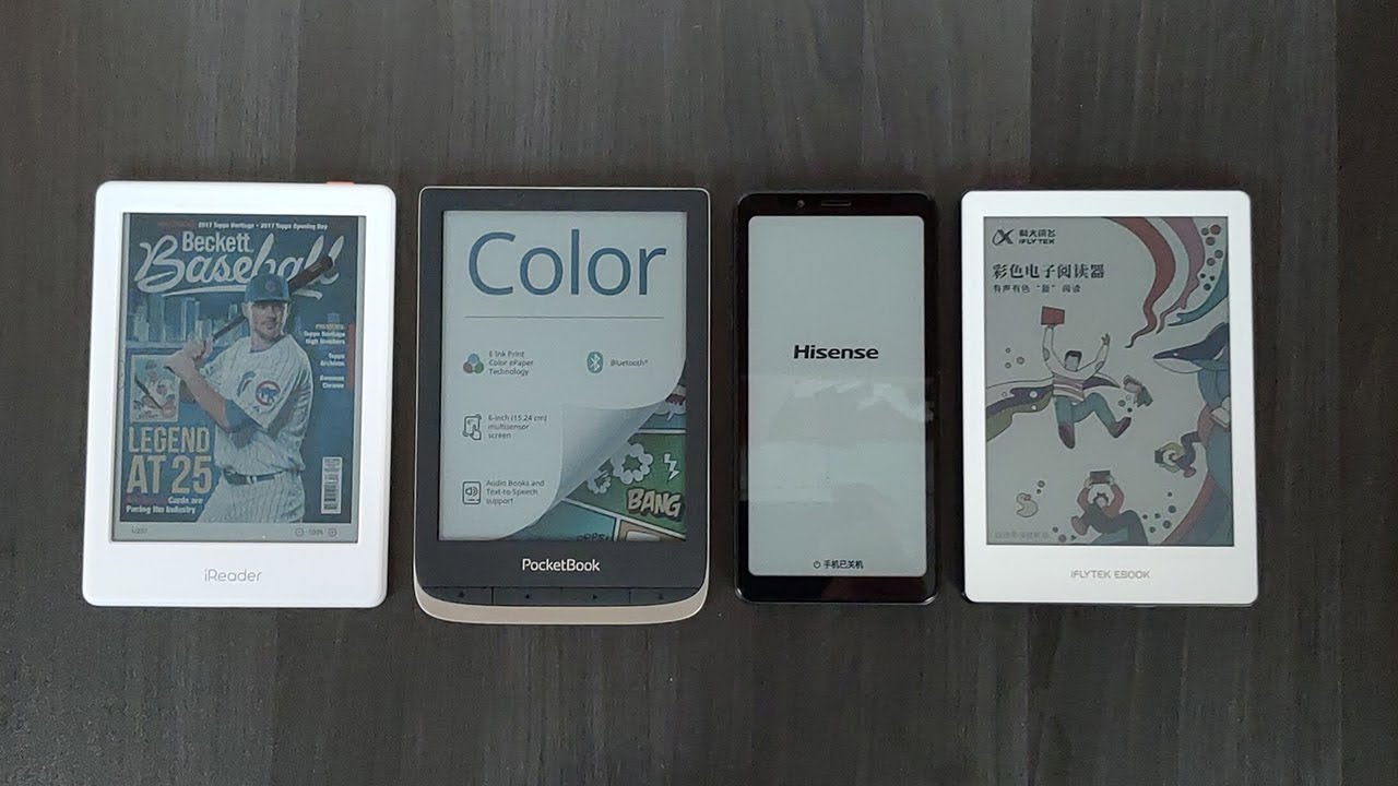 Here are all of the color e-readers released in 2020 and 2021 - Good  e-Reader