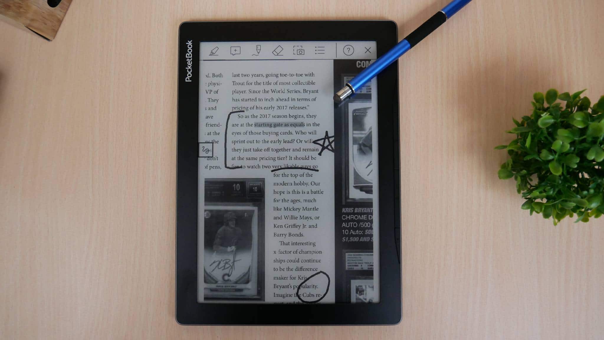 PocketBook InkPad Lite, E-Book Reader, Mist Grey
