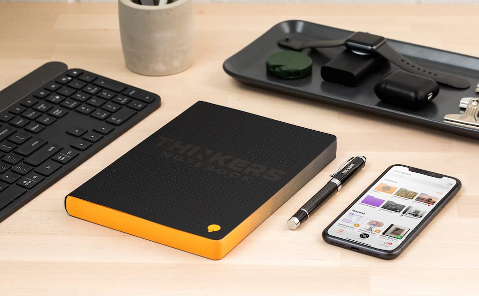 THINKERS Smart Notebook on a desk