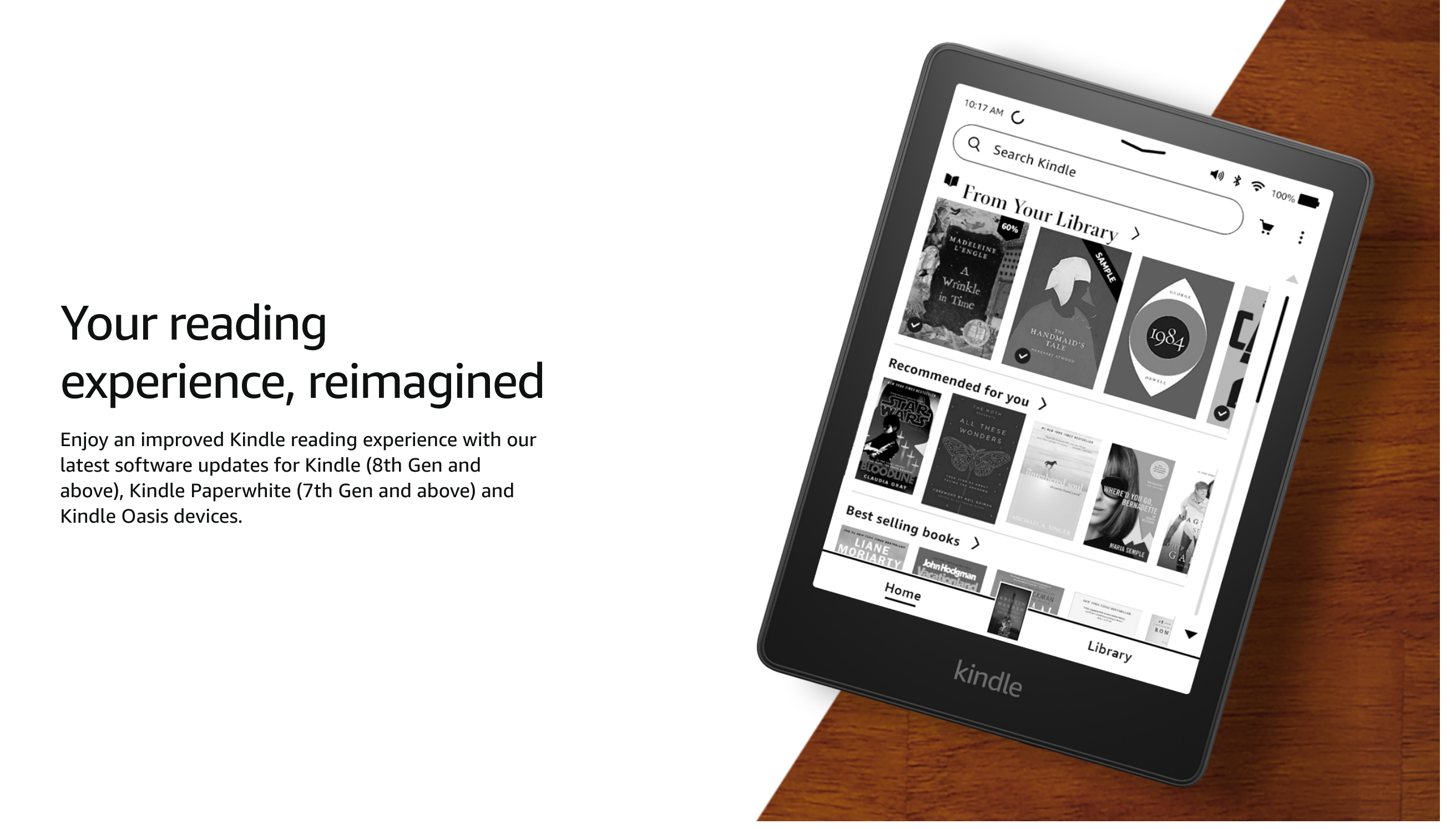 Kindle Paperwhite Refreshed with Improved Screen, Software