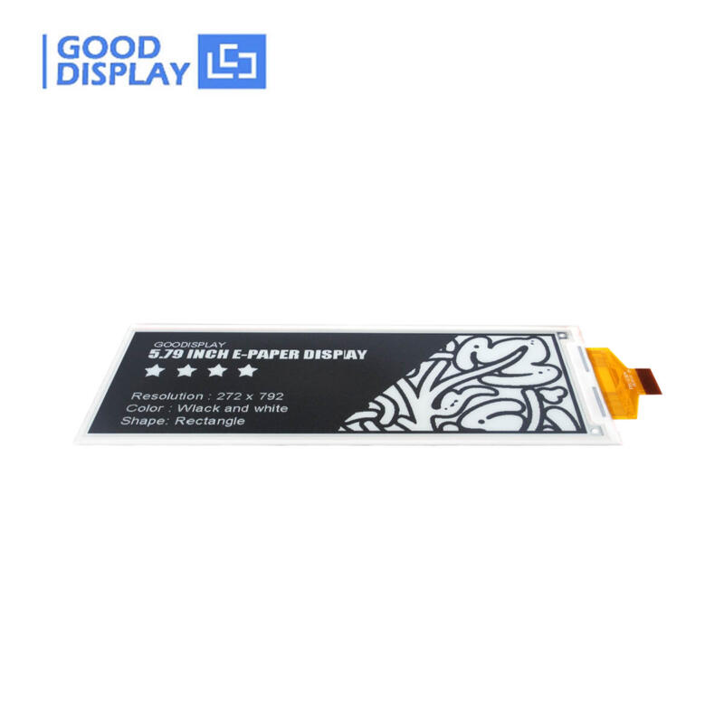 5.79 inch e-ink display EPD 272x792 high resolution SPI Monochrome e-paper module, GDEY0579T93