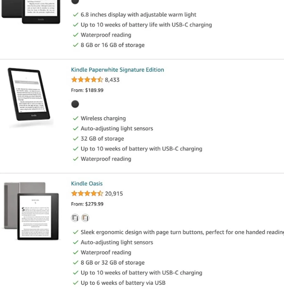 Kindle Paperwhite 2021 Vs Oasis, Kindle Oasis Waterproof