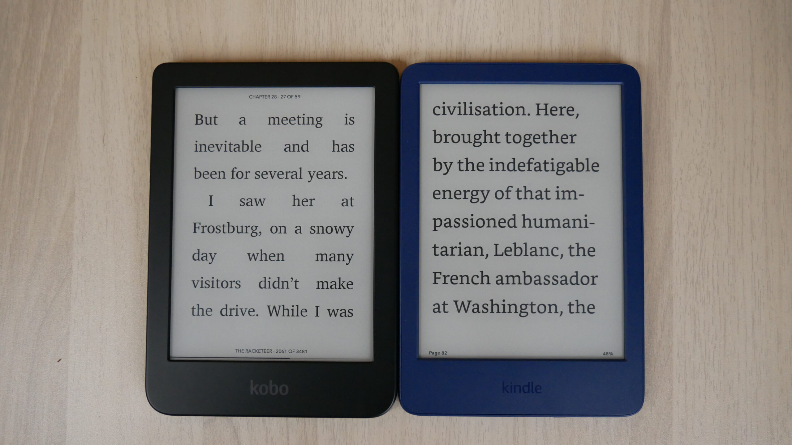 Kobo Clara 2e vs  Kindle 2022 - Good e-Reader