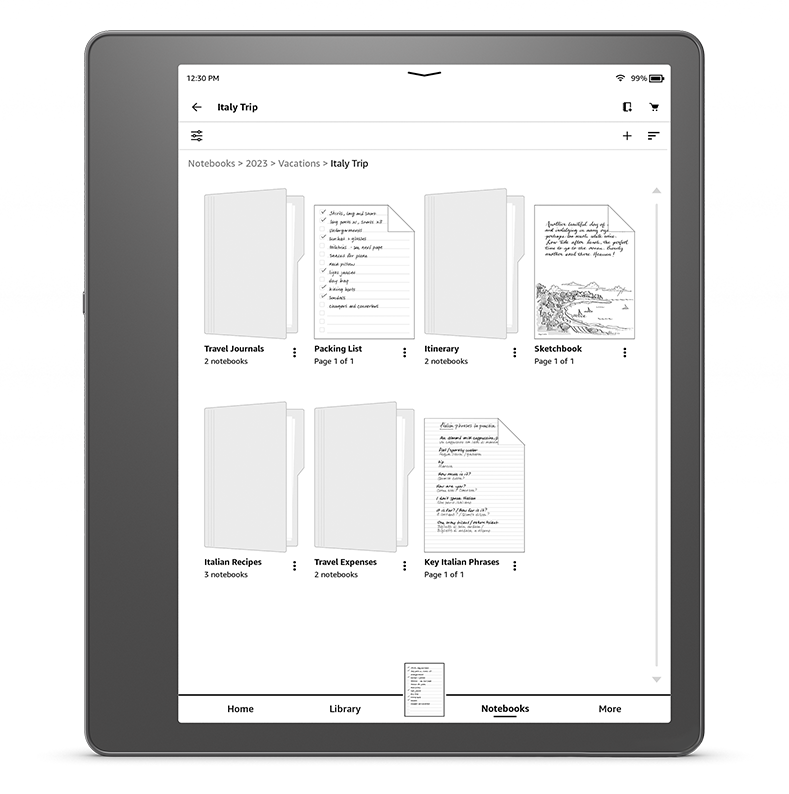 Kindle Scribe Gets New Brush Types and Subfolders for Enhanced
