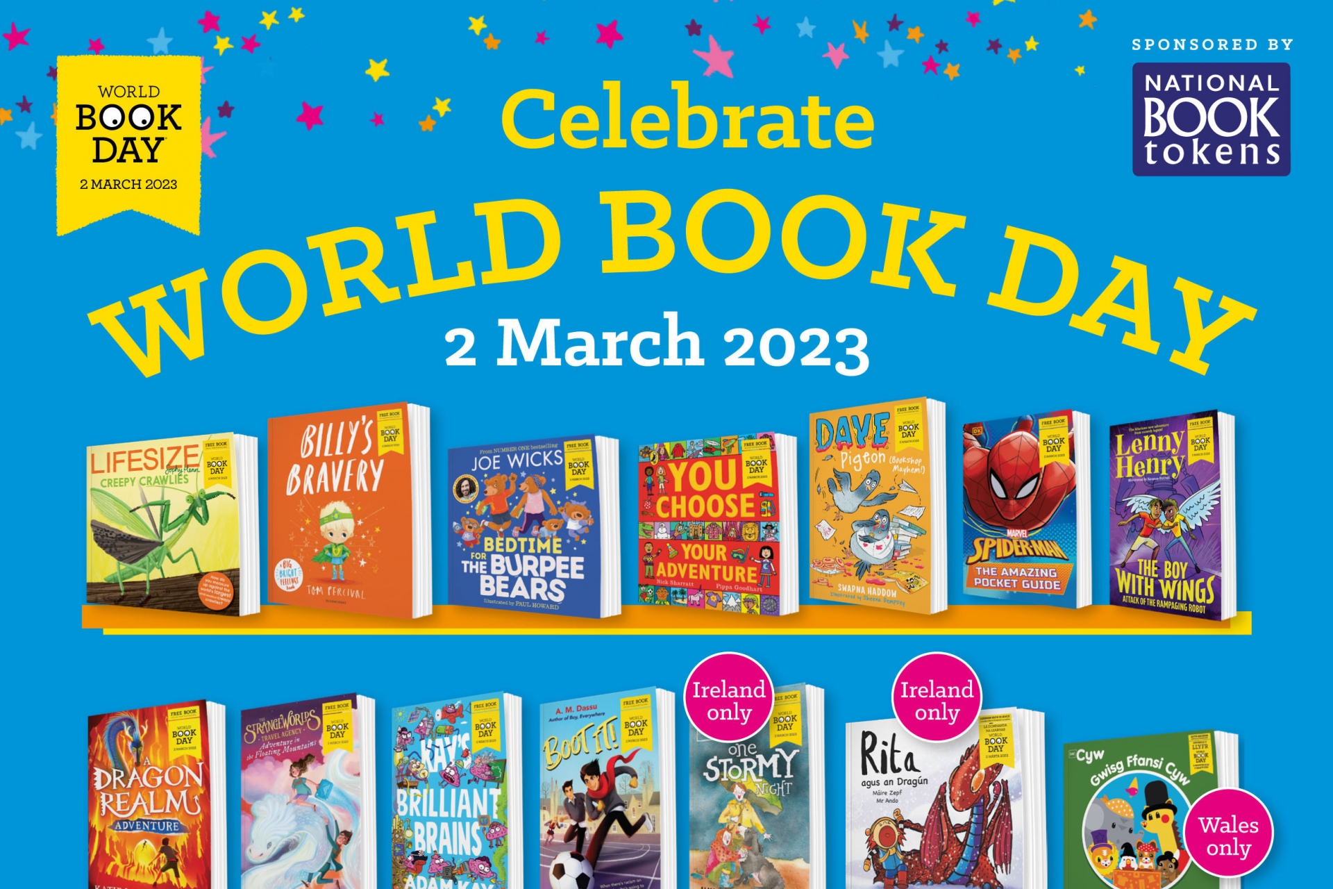 Amazon titles on offer for 99p for World Book Day in the UK and Ireland
