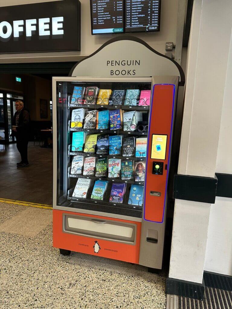 Penguin Installs Book Vending Machine In Exeter To Celebrate The penguin-installs-book-vending-machine-in-exeter-to-celebrate-the