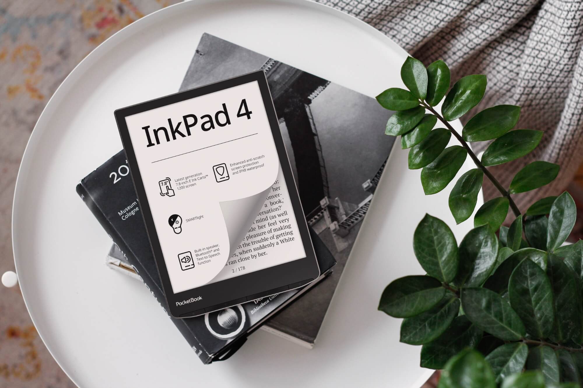 Pocketbook InkPad 4 with 7.8-inch E Ink Carta 1200 display, IPX8 rating is  now shipping - Good e-Reader