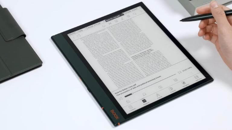 Onyx Boox: How to use the Navigation panel to make reading PDFs and other fixed formats easier