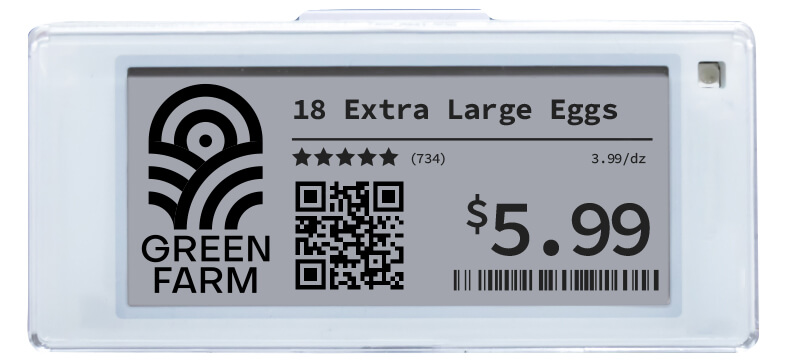Bluetooth Electronic Shelf Label