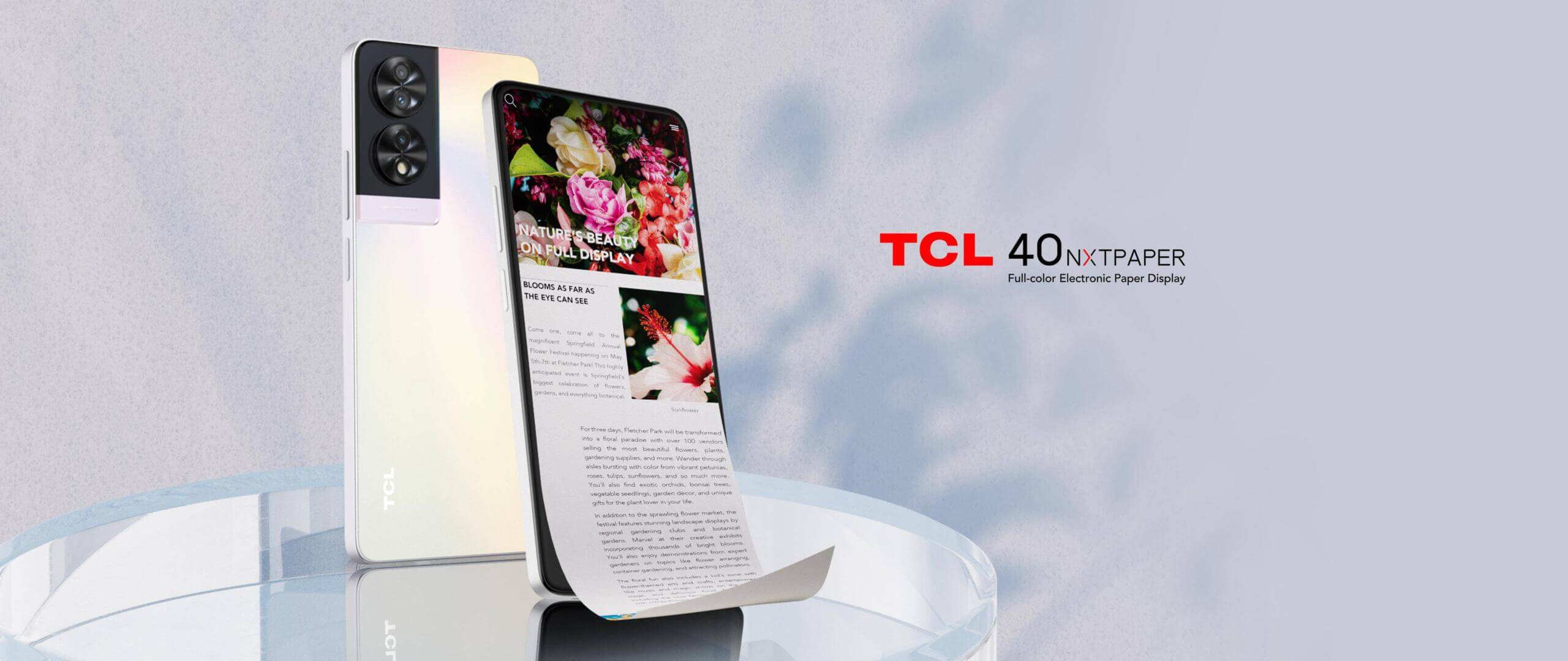 TCL announces Nxtpaper 40 smartphones - Good e-Reader
