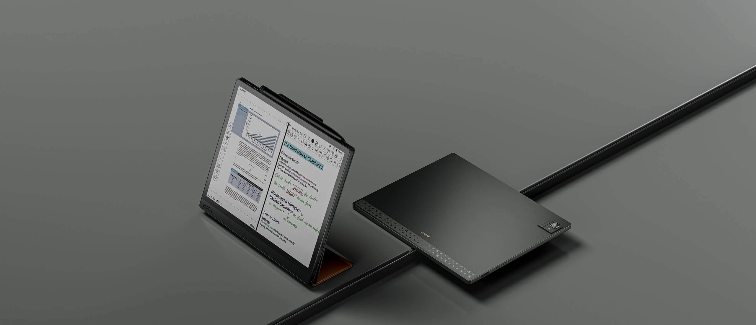 Onyx Boox Tab Ultra C Pro with free Ergonomic Three-Fold Case - Good  e-Reader