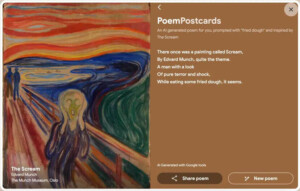 Google AI poem podcast