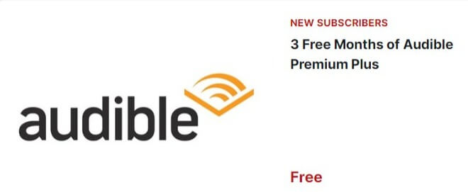 Audible promotion