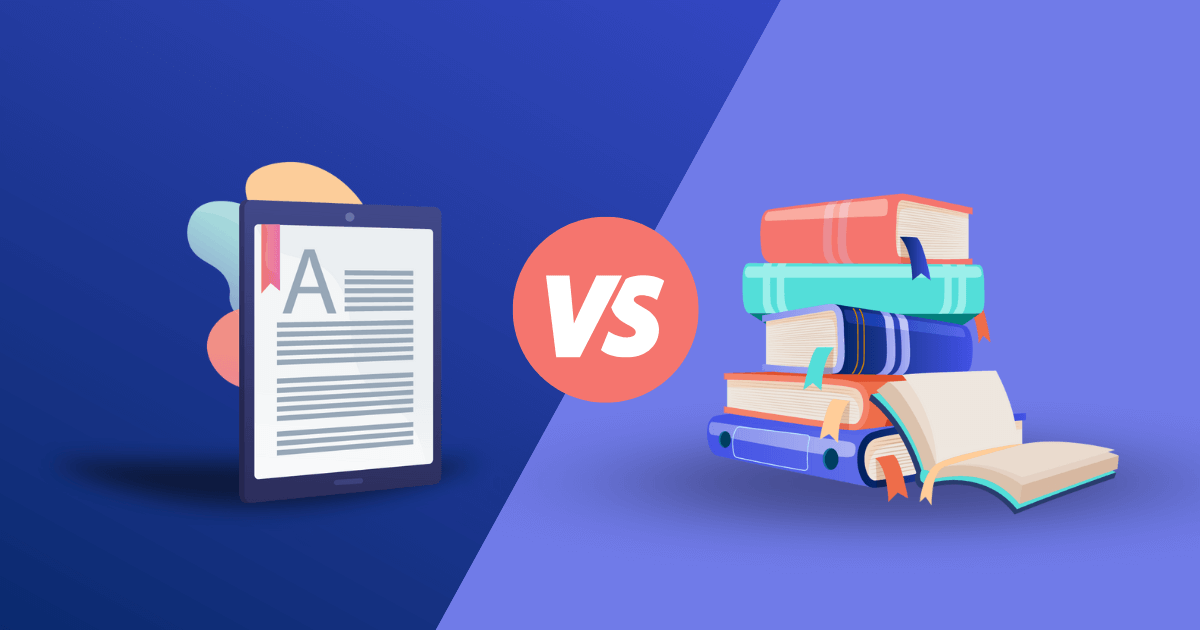 paper books vs e books speech