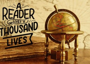 BOOK AND GLOBE