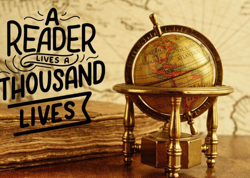 BOOK AND GLOBE
