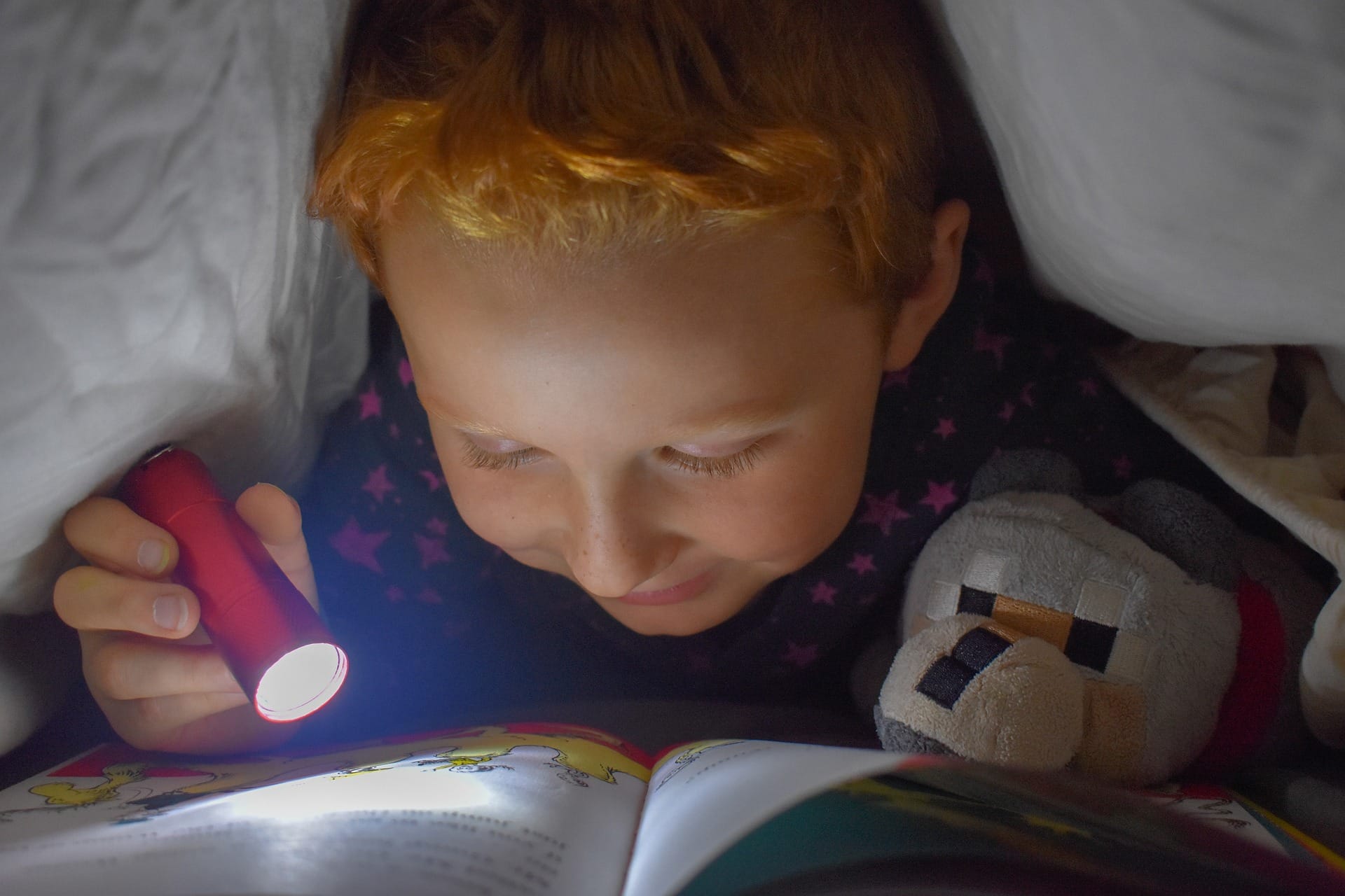 child reading