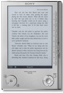 sony reader prs 505